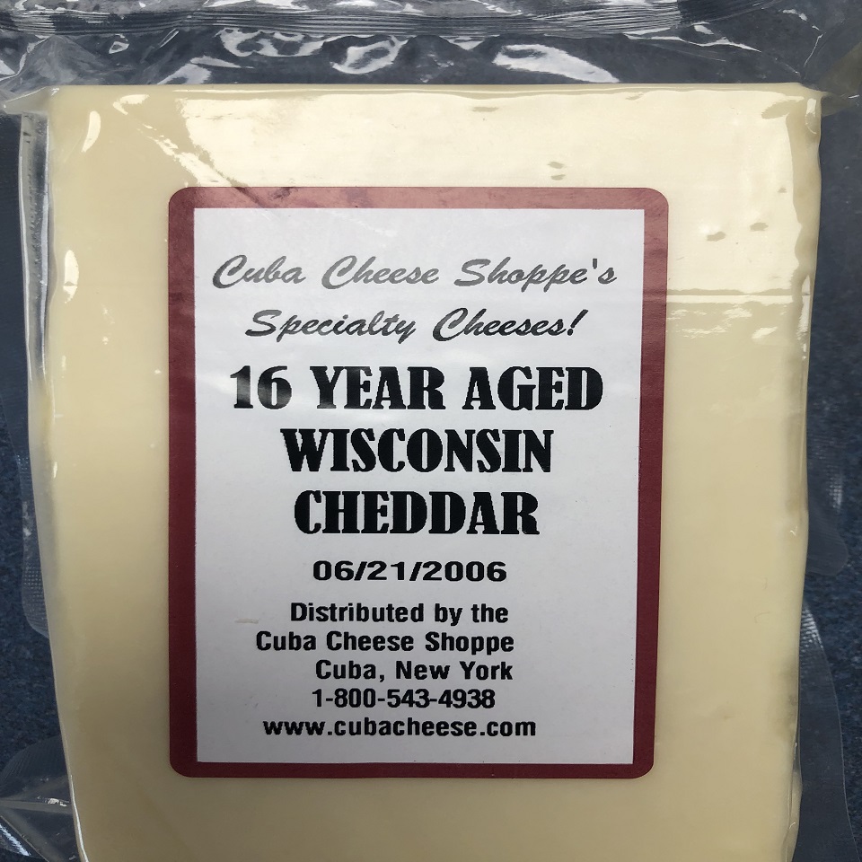 Cuba Cheese Shoppe Inc. 16 Year Aged Wisconsin Cheddar